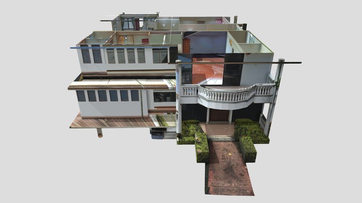 Bukit Jambul Penang Bungalow House 3D Model