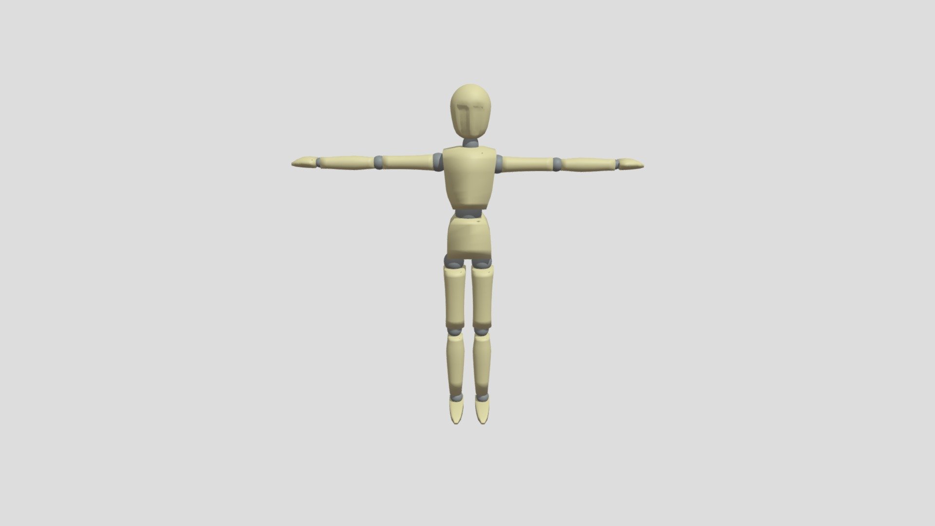 Rigged Drawing Mannequin Download Free 3D model by Derek.Dziedzic