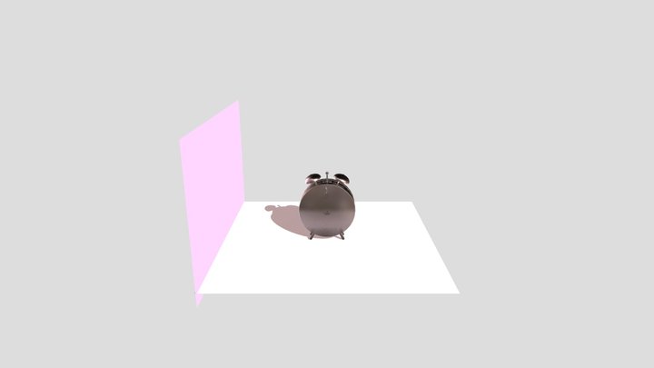 Old Alarmclock 3D Model
