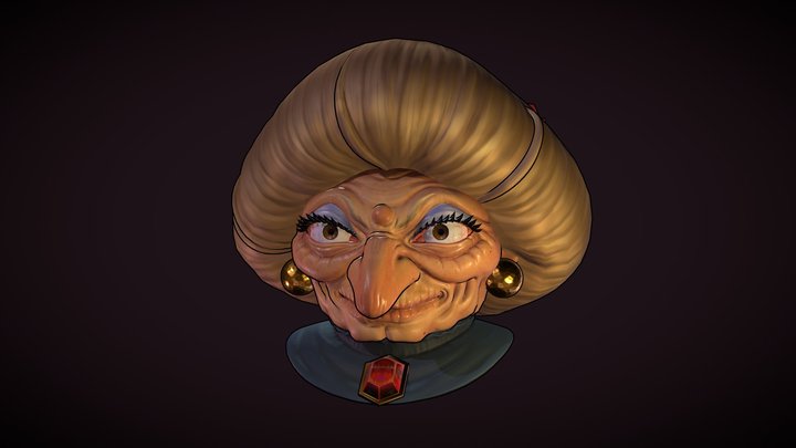 Yubaba from Spirited Away 3D Model