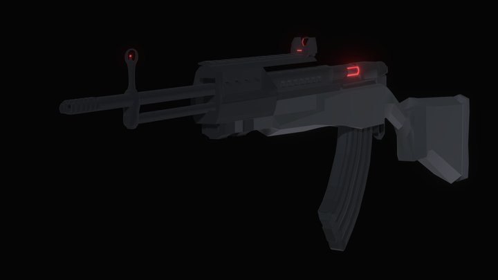 AKS-14 3D Model