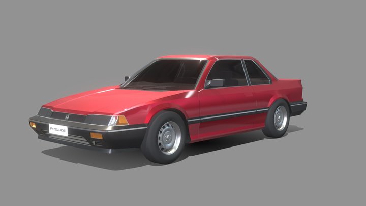 Honda Prelude 3D Model