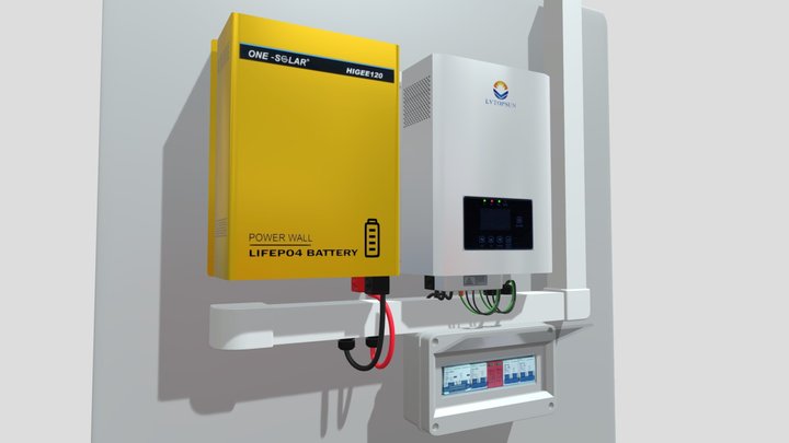 12V SYSTEM SOLAR PACKAGE 3D Model