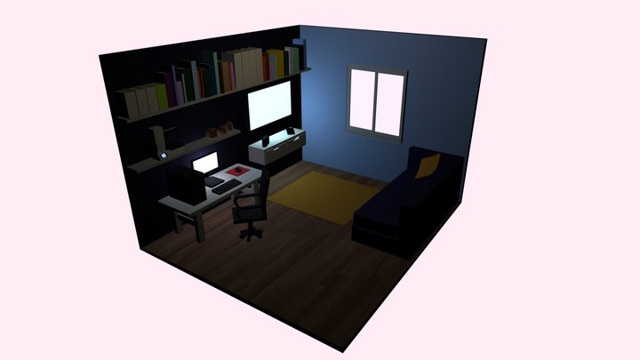 Our little living room 3D Model