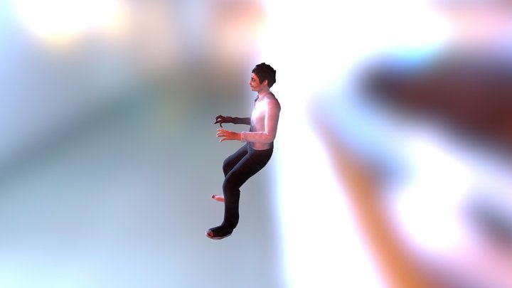 Zombie Death 3D Model