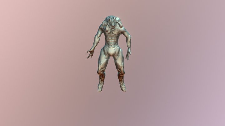 Demon Bady Animatee 2 2 3D Model
