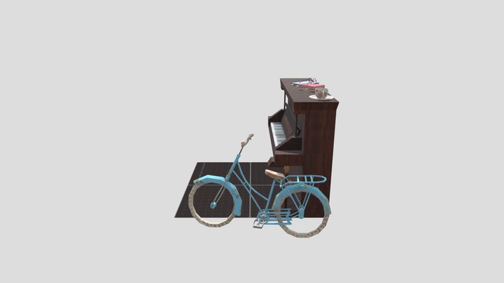 DAE 5 Finished props - GRANDMA'S HOUSE 3D Model