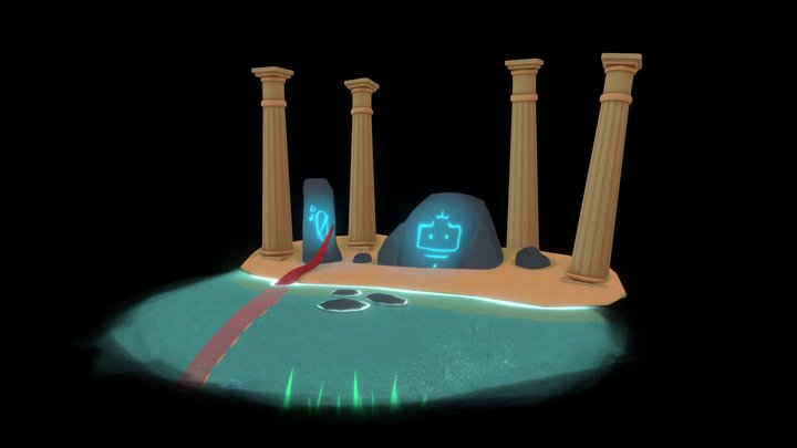 Underwater Diorama 3D Model