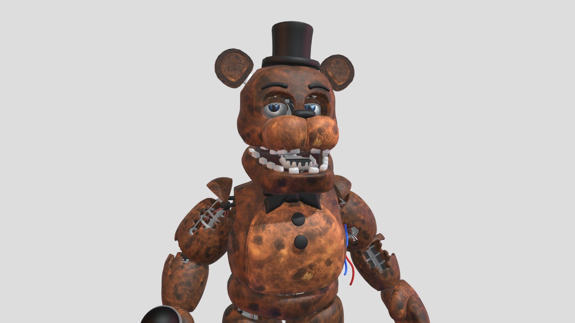 Withered Freddy Fazbear - Download Free 3D model by KozlovIII [b79dc45 ...