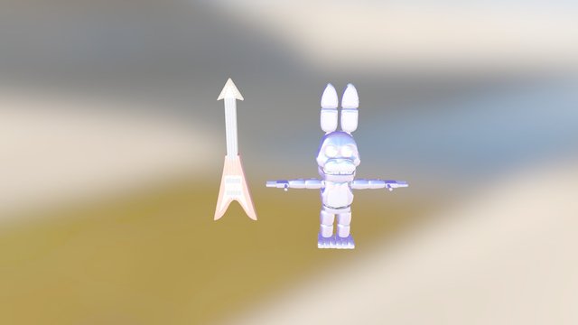 FNAF World Adventure Bonnie 3D Model