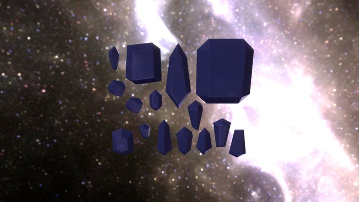 Crystals Full 3D Model