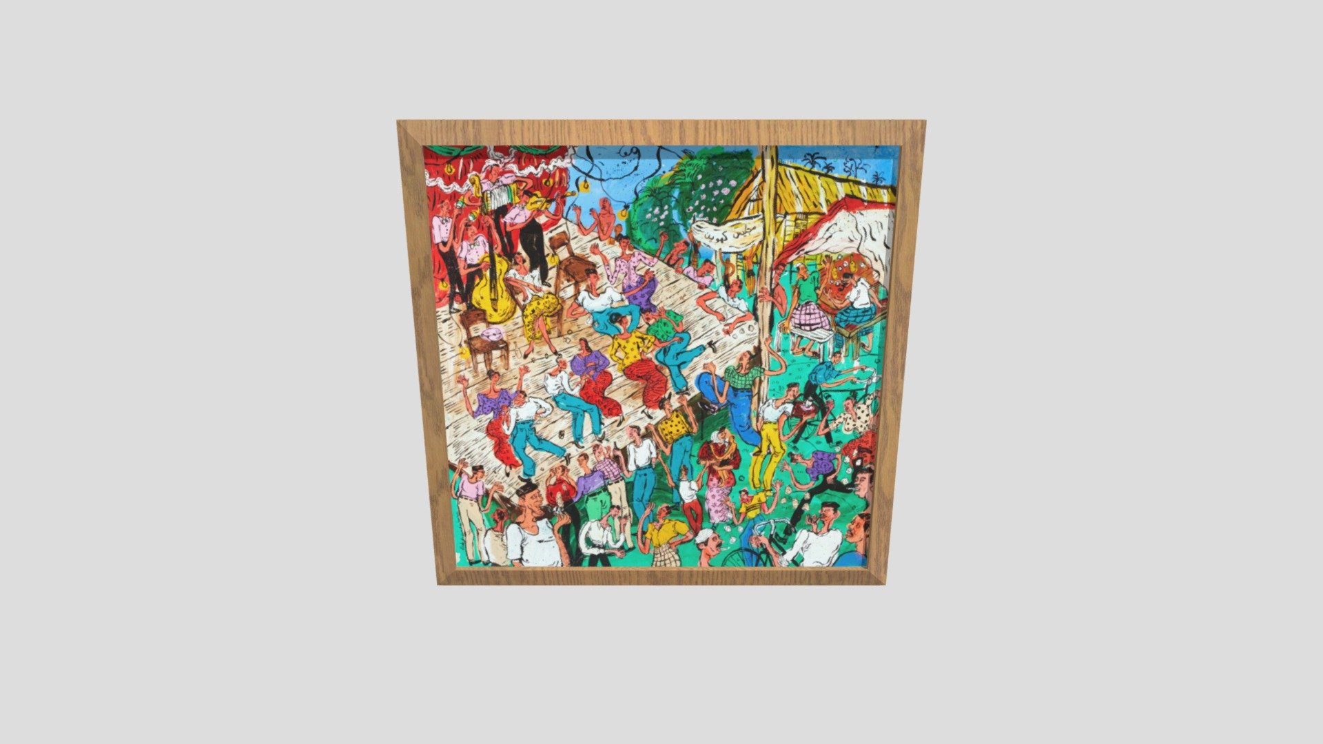 Pe'el: Joget Kenduri Kahwin (5ft X 5ft)
