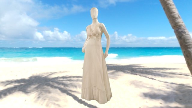 wedding dress 25 3D Model