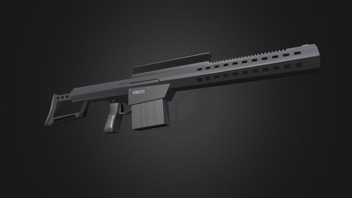Assault Riffle 3D Model