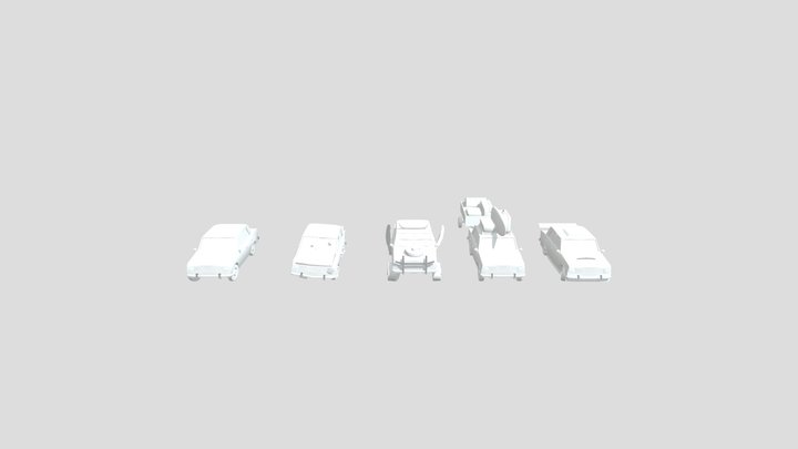 вторычние формы 2101 3D Model