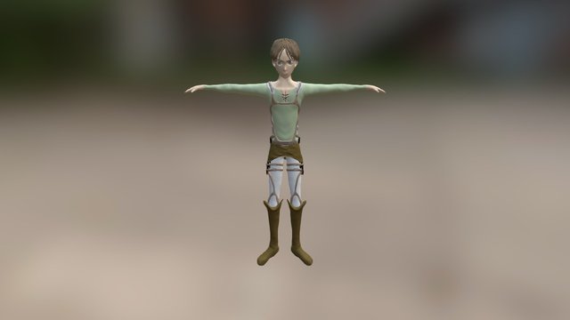 Eren Jäger ( Attack on Titan ) 3D Model