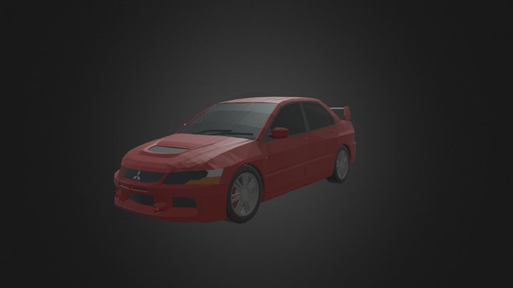 Lancer Evolution 9 3D Model