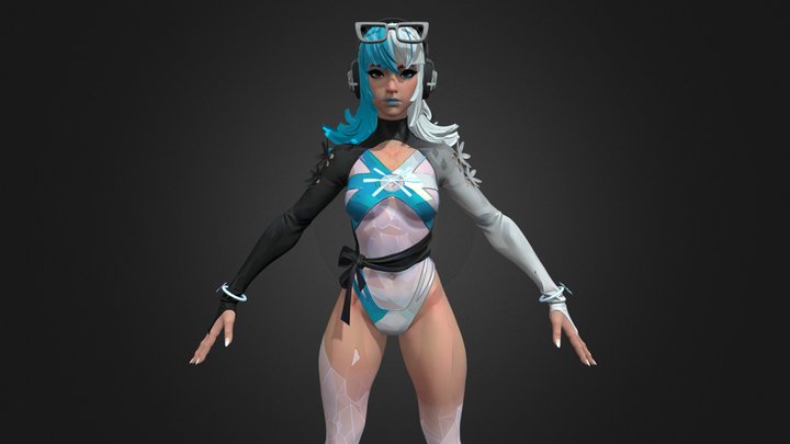 Luna Snow Cool Summer 3D Model