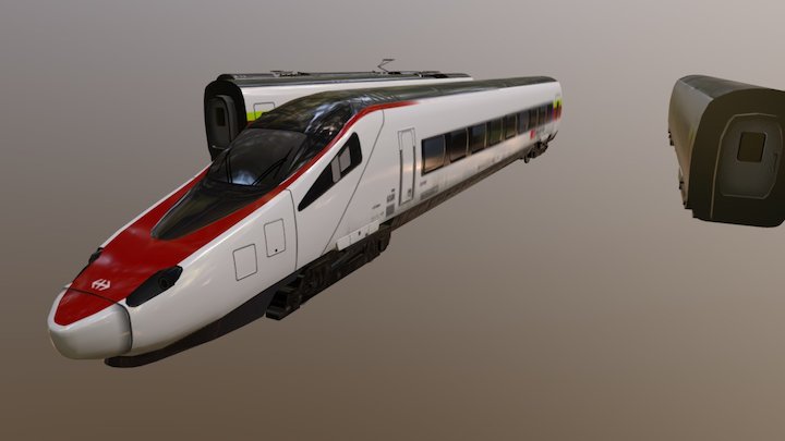 Alstom ETR 610 "Pendolino" - SBB CFF FFS 3D Model