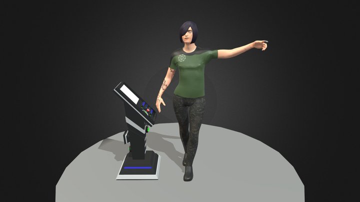Isadora_Androff_Character 3D Model