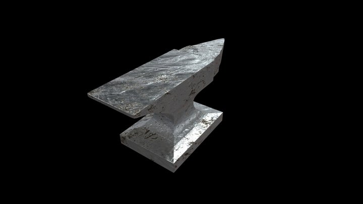 Medival Anvil 3D Model