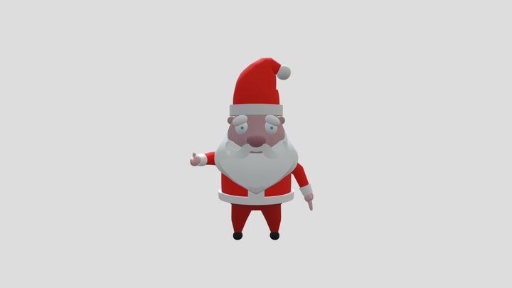Santa Model 3D Model