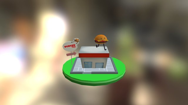 30 Day Challenge Fast Food 3D Model
