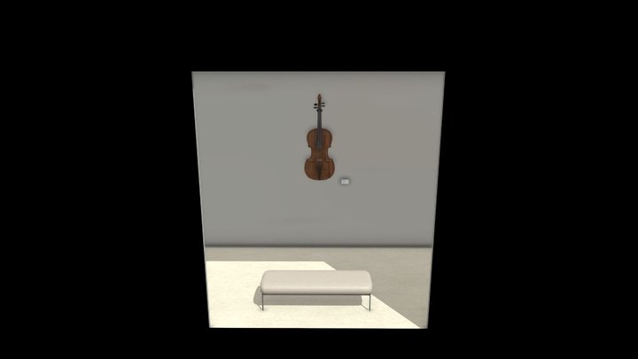 Violin 3D Model