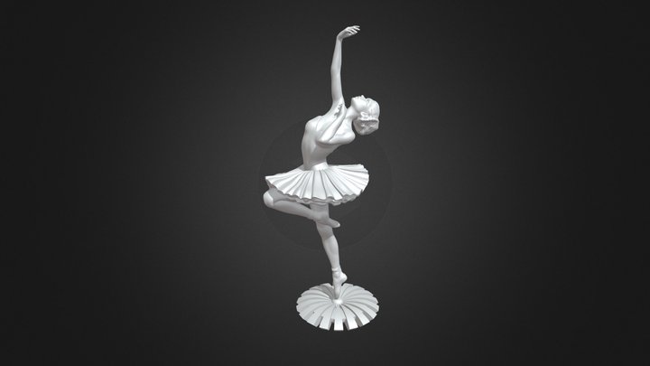 Ballerina 3D Printable 3D Model