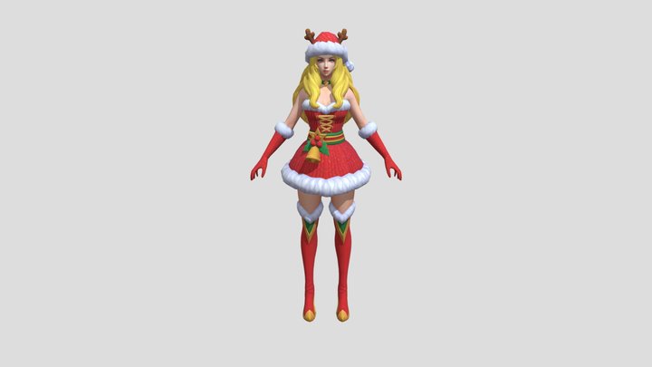 Freya Christmas Carnival 3D Model
