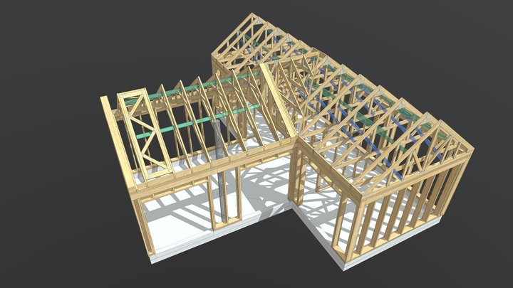 Engineering Structure 3D Model