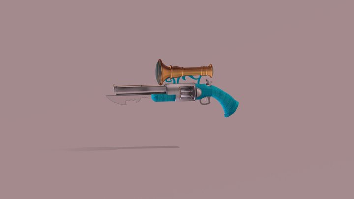 Pistolon 3D Model