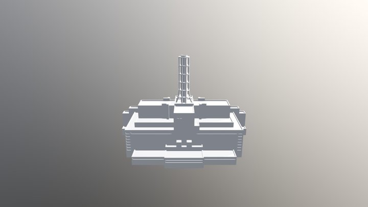 Chernobyl Nuclear Power Plant Units 3 and 4 3D Model