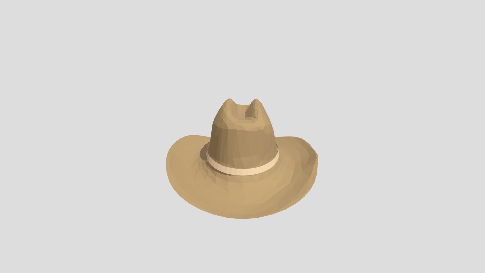 Cowboy hat from Poly by Google
