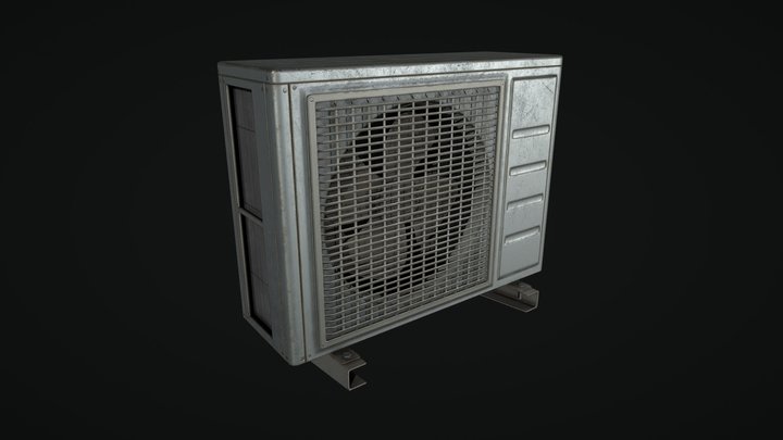 Air conditioner external unit | Game-ready model 3D Model