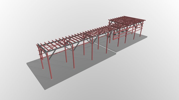 Fort St_ James Stick System Canopy 3D Model