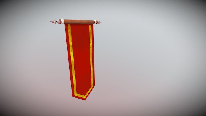 Medieval wall hanging 3D Model
