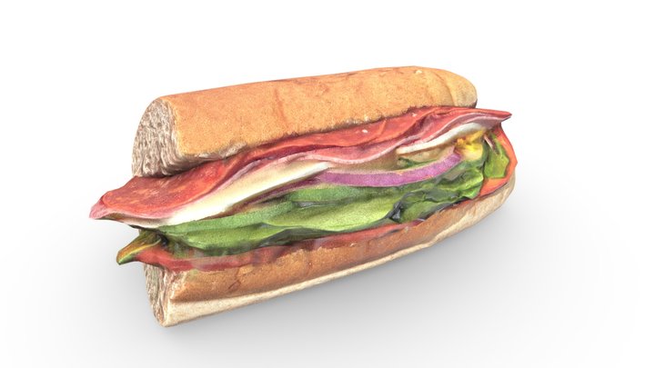 Sub Sandwich (Game Ready / 2K PBR)