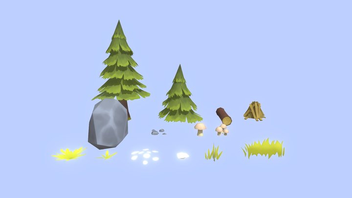 Forest Pack 3D Model