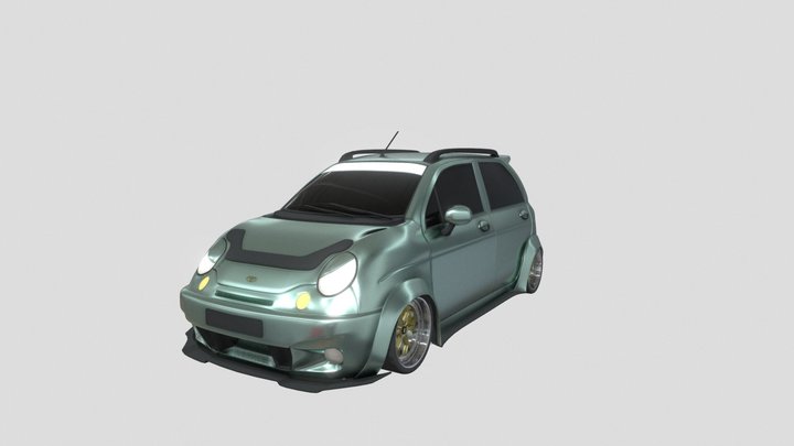 Daewoo Matiz turbo 3D Model