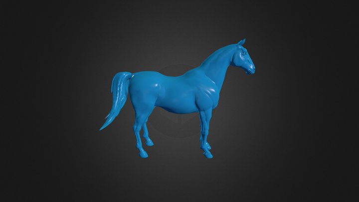 Animation Horse 3D Model