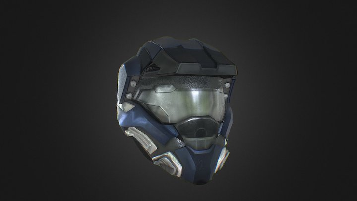 SCIFI Helmet 3D Model