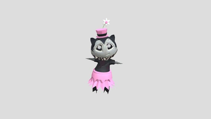 Ink-Blot Ortensia 3D Model