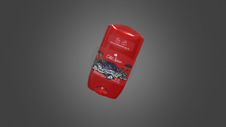 OldSpice deodorant stick – Modello 3D gratuito STL