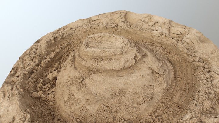 Sandcastle/hillfort 3D Model