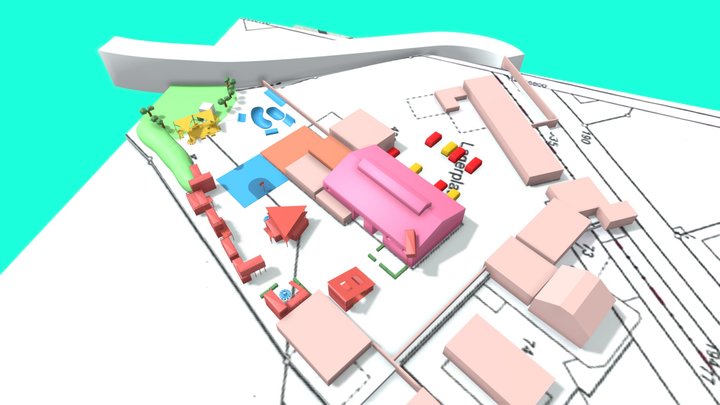 Future Hürth Übersicht 3D Model