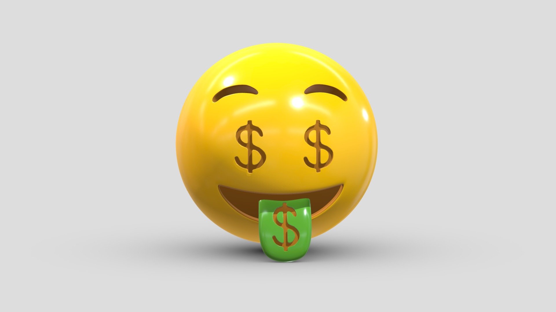 Apple Money-Mouth Face - Buy Royalty Free 3D model by Frezzy (@frezzy3d ...