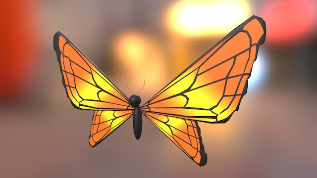 Butterfly 3 3D Model