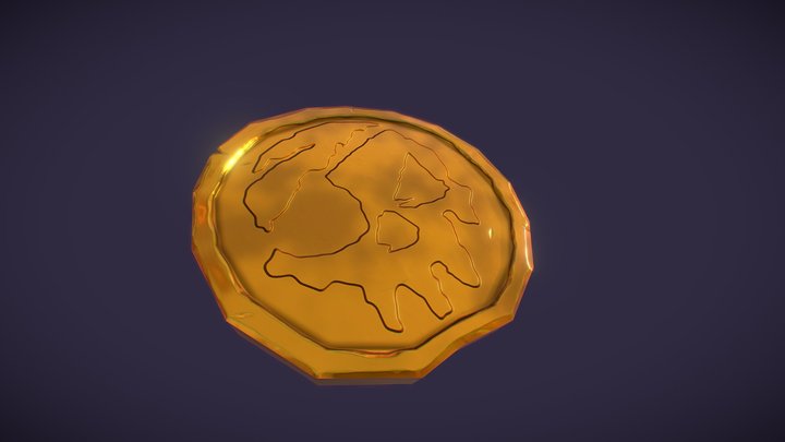 Sea of Thieves coin fan art 3D Model