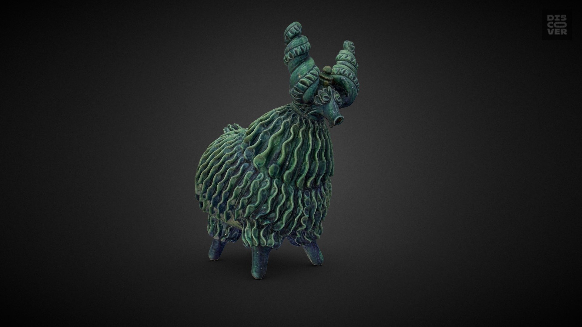 Керамічний баранець - 3D model by eMuseum [b7b18d7] - Sketchfab